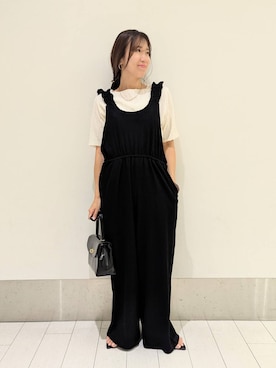 「LOWRYS FARM（ローリーズファーム）のポインテッドナローサンダル  287486（サンダル）」を使った、kazuponさん（レディース・153cm・30代）の夏コーディネート