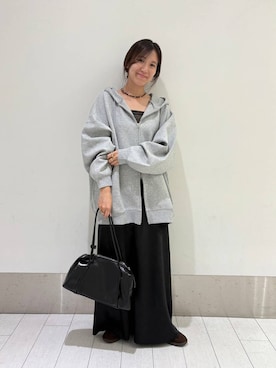 「アイテム（パーカー）」を使った、kazuponさん（レディース・153cm・30代）の秋コーディネート