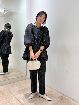 「大人女子カジュアル_LOWRYS FARM」｜kazuponさん（レディース・153cm）の冬コーディネート