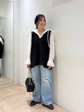 kazuponさん（レディース・153cm）の冬コーディネート