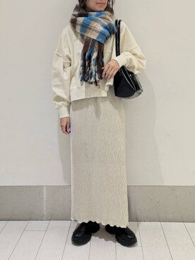 「アイテム（スウェット）」を使った、kazuponさん（レディース・153cm・30代）の秋コーディネート