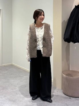 「LOWRYS FARM（ローリーズファーム）のアイテム（ブーツ）」を使った、kazuponさん（レディース・153cm）の秋コーディネート