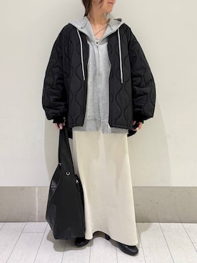 「大人女子カジュアル_LOWRYS FARM」｜kazuponさん（レディース・153cm）の冬コーディネート