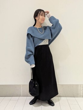 「アイテム（アクセサリー）」を使った、kazuponさん（レディース・153cm・30代）の秋コーディネート