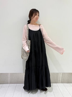 「アイテム（ワンピース/ドレス）」を使った、kazuponさん（レディース・153cm・30代）の秋コーディネート