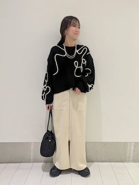 「アイテム（アクセサリー）」を使った、kazuponさん（レディース・153cm・30代）の秋コーディネート