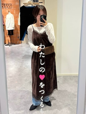 「LOWRYS FARM（ローリーズファーム）のアイテム（パンプス）」を使った、kazuponさん（レディース・153cm）の秋コーディネート