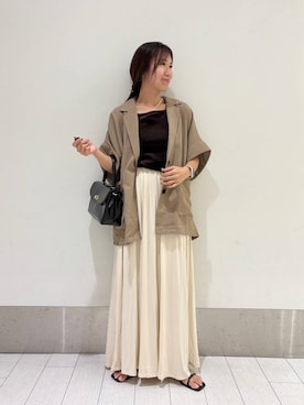 「アイテム（テーラードジャケット）」を使った、kazuponさん（レディース・153cm・30代）の夏コーディネート