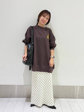 「アイテム（スウェット）」を使った、kazuponさん（レディース・153cm・30代）の夏コーディネート