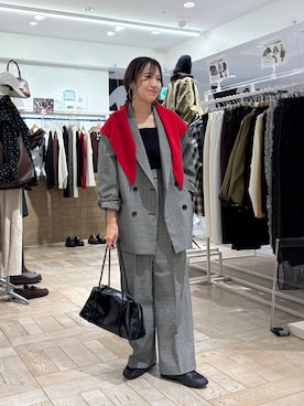 「アイテム（タンクトップ）」を使った、kazuponさん（レディース・153cm・30代）の秋コーディネート
