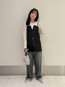 「アイテム（その他トップス）」を使った、kazuponさん（レディース・153cm・30代）の秋コーディネート