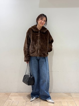 「アイテム（パンプス）」を使った、kazuponさん（レディース・153cm・30代）の冬コーディネート