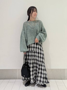 「アイテム（アクセサリー）」を使った、kazuponさん（レディース・153cm・30代）の秋コーディネート