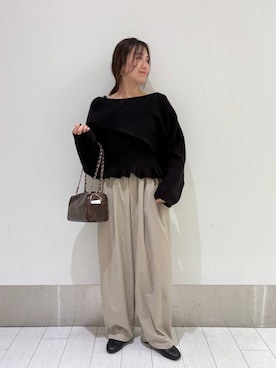 「大人女子カジュアル_LOWRYS FARM」｜kazuponさん（レディース・153cm）の冬コーディネート