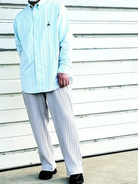 「KEEN（キーン）のアイテム（ブラック系）」を使った、ヨッシーさん（メンズ・168cm）の春コーディネート