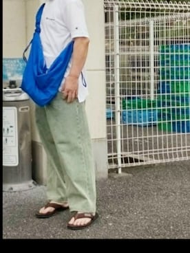 「SHAKA（シャカ）のアイテム」を使った、ヨッシーさん（メンズ・168cm）の夏コーディネート