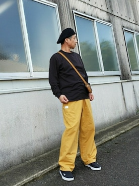 「Reebok（リーボック）のアイテム（スリッポン）」を使った、ヨッシーさん（メンズ・168cm）の秋コーディネート