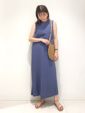 「URBAN RESEARCH DOORS（アーバンリサーチドアーズ）のペーパープレーンショルダーバッグ（ショルダーバッグ）」を使った、yamakanaさん（レディース・164cm）の夏コーディネート