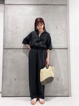 「ハーフスリーブ」｜yamakanaさん（レディース・163cm）の春コーディネート