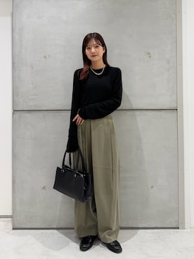 「RODE SKO（ロデスコ）のアイテム（シューズ）」を使った、yamakanaさん（レディース・163cm）の秋コーディネート