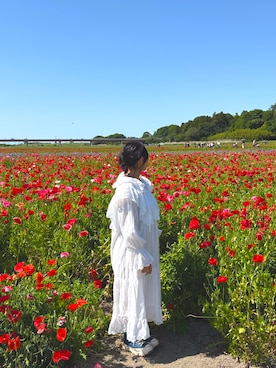 「HELLO.SANFRANCISCO（ハローサンフランシスコ）のアイテム」を使った、なーたぐさん（レディース・159cm）の夏コーディネート