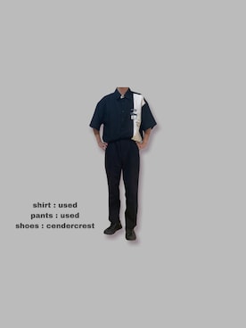 「CEDAR CREST（セダークレスト ）のアイテム」を使った、taitaiさん（メンズ・167cm）の夏コーディネート