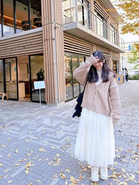 「Java（ジャバ）のアイテム」を使った、Hana.Wさん（レディース・175cm）の冬コーディネート
