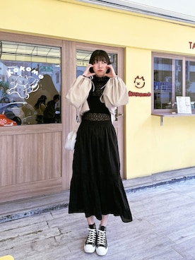 「Samantha Thavasa（サマンサタバサ）のアイテム」を使った、Hana.Wさん（レディース・175cm）の春コーディネート
