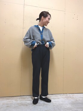 fujiさん（レディース・162cm）の冬コーディネート