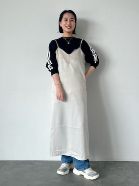 fujiさん（レディース・162cm）の春コーディネート