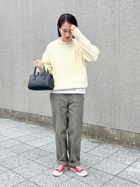 fujiさん（レディース・162cm）の冬コーディネート