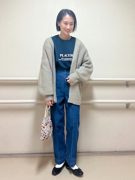 「Te chichi TERRASSE（テチチテラス）のアイテム」を使った、fujiさん（骨格ストレート・レディース・162cm）の秋コーディネート