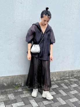 「Te chichi（テチチ）のアイテム」を使った、fujiさん（骨格ストレート・レディース・162cm）の夏コーディネート