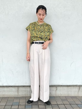 「Te chichi（テチチ）のアイテム」を使った、fujiさん（骨格ストレート・レディース・162cm）の夏コーディネート