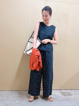 「Te chichi TERRASSE（テチチテラス）のアイテム（アクセサリー）」を使った、fujiさん（レディース・162cm）の夏コーディネート