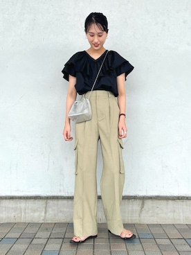 「Te chichi（テチチ）のアイテム」を使った、fujiさん（骨格ストレート・レディース・162cm）の夏コーディネート
