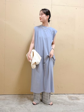 「Te chichi TERRASSE（テチチテラス）のアイテム（アクセサリー）」を使った、fujiさん（レディース・162cm）の夏コーディネート