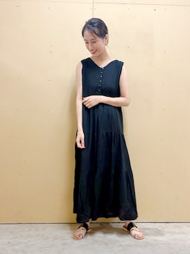 「Te chichi TERRASSE（テチチテラス）のアイテム（テーラードジャケット）」を使った、fujiさん（レディース・162cm）の春コーディネート