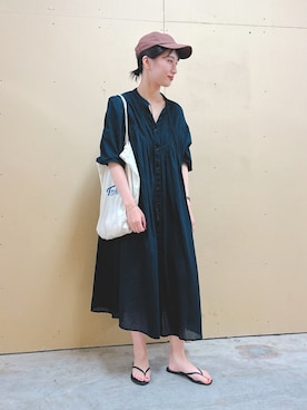 fujiさん（レディース・162cm）の春コーディネート