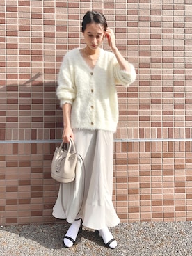 「Te chichi TERRASSE（テチチテラス）のアイテム」を使った、fujiさん（骨格ストレート・レディース・162cm）の冬コーディネート