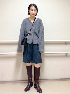 「Te chichi TERRASSE（テチチテラス）のアイテム」を使った、fujiさん（骨格ストレート・レディース・162cm）の冬コーディネート