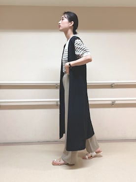 fujiさん（レディース・162cm）の夏コーディネート