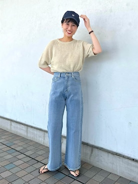 「Te chichi（テチチ）のアイテム（その他）」を使った、fujiさん（レディース・162cm）の春コーディネート
