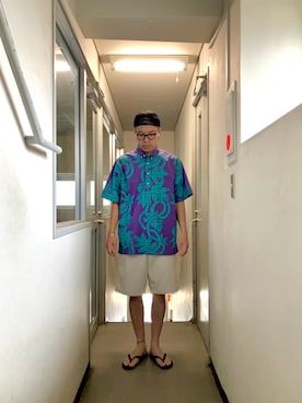 「L.L.Bean（エルエルビーン）のアイテム」を使った、KOHさん（メンズ・174cm）の夏コーディネート