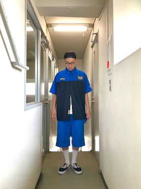 「Dickies（ディッキーズ）のアイテム」を使った、KOHさん（メンズ・174cm）の春コーディネート