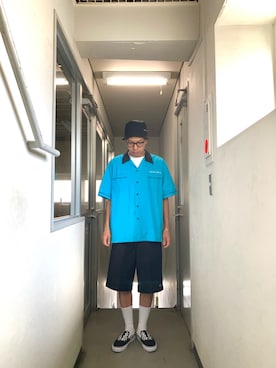 「アイテム（ソックス/靴下）」を使った、KOHさん（メンズ・174cm）の秋コーディネート