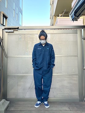 「RED KAP（レッドキャップ）のアイテム」を使った、KOHさん（メンズ・174cm）の冬コーディネート