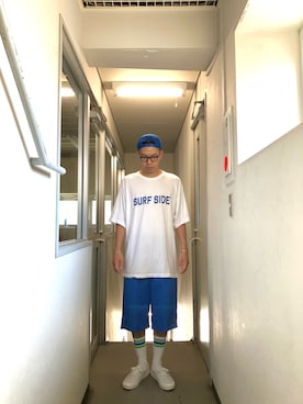 「アイテム（レッグウェア）」を使った、KOHさん（メンズ・174cm）の秋コーディネート