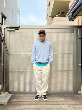 「L.L.Bean（エルエルビーン）のアイテム」を使った、KOHさん（メンズ・174cm）の春コーディネート