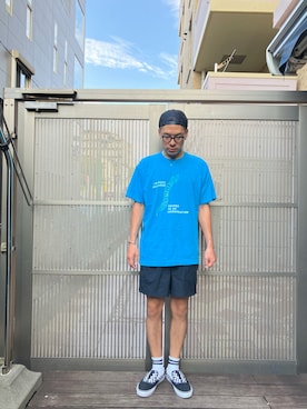 「アイテム（キャップ）」を使った、KOHさん（メンズ・174cm）の秋コーディネート